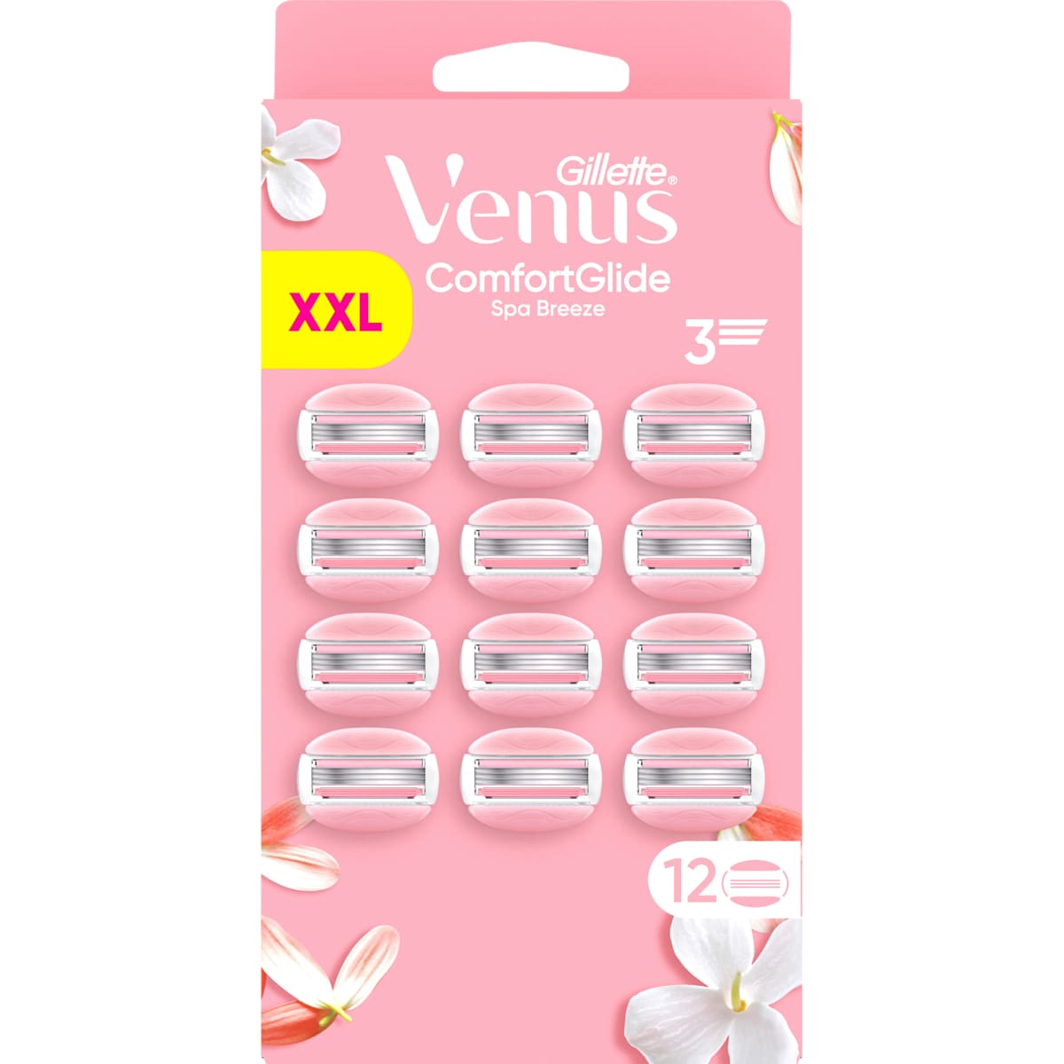 Gillette Venus Scheermesjes, Comfortglide Spa Breeze, 12 St