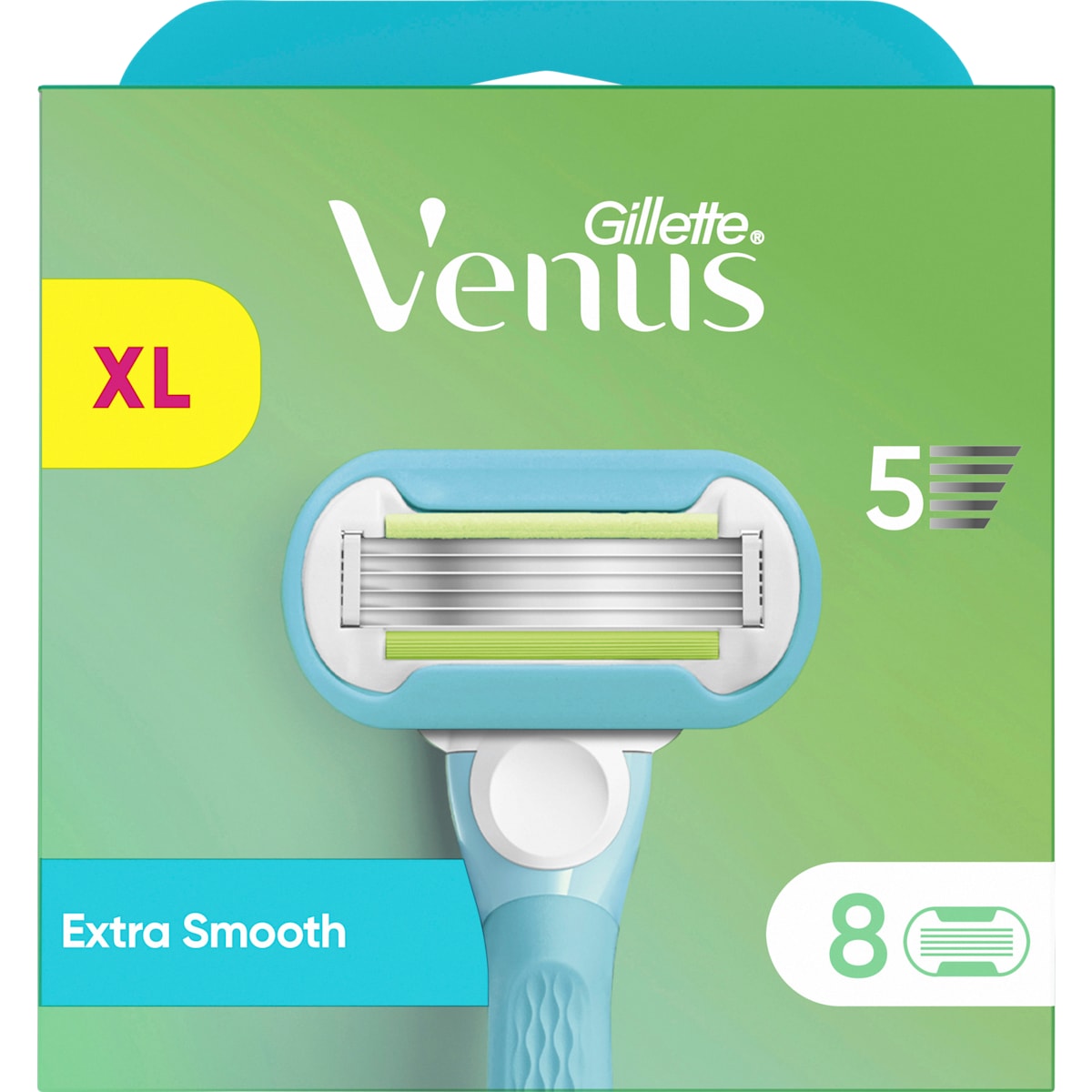 Gillette Venus Scheermesjes, Extra Smooth, 8 St