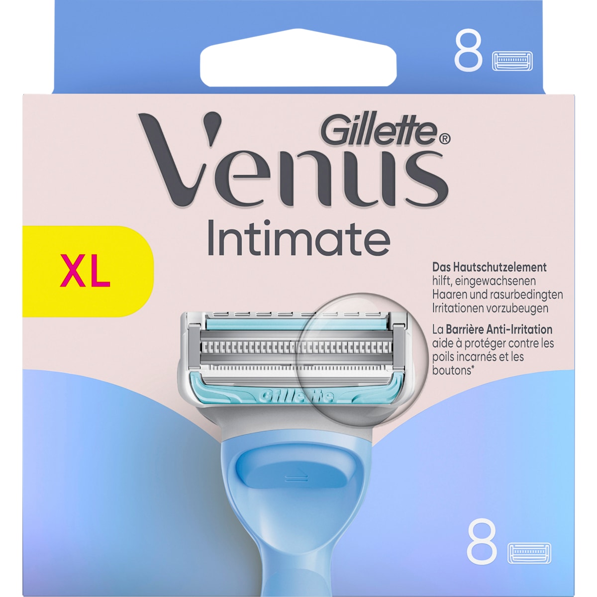Gillette Venus Scheermesjes, Intimate, 8 St