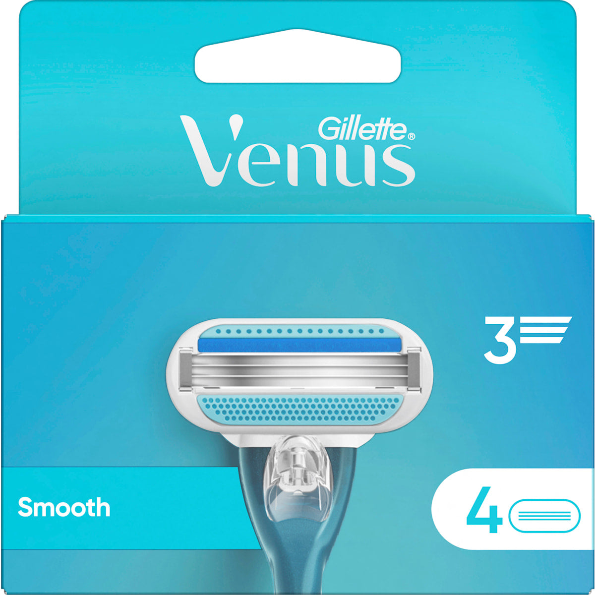 Gillette Venus Scheermesjes, Smooth, 4 St
