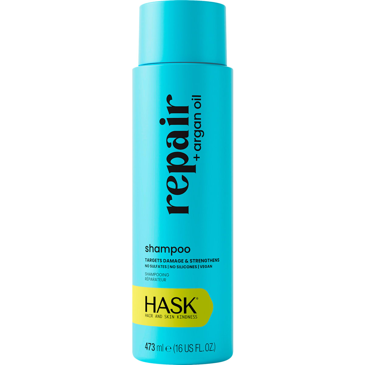 HASK Shampoo repair + argan oil, 473 ml