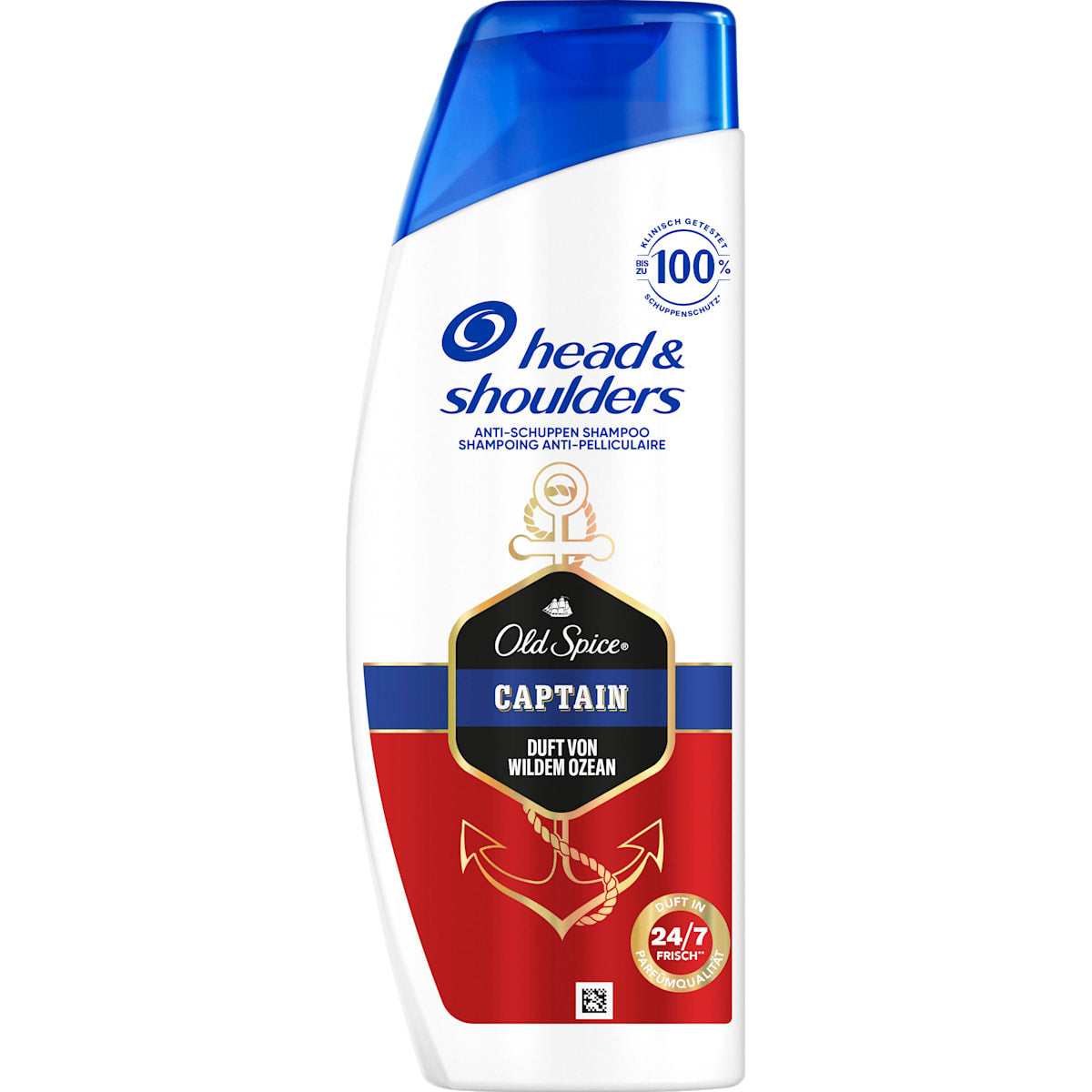 head&shoulders Shampoo Anti-roos Old Spice Captain, 250 ml