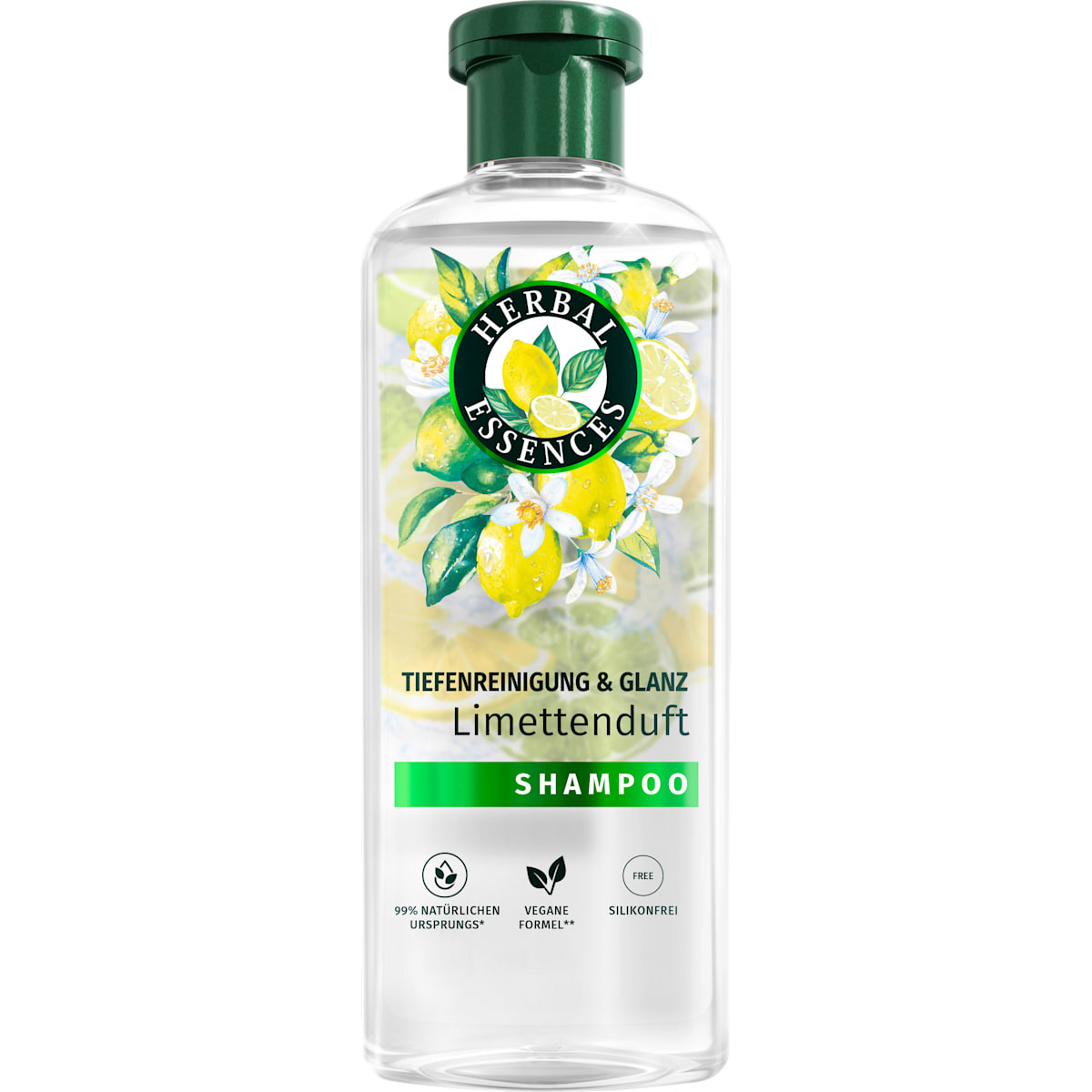 Herbal Essences Shampoo Limettenduft, Dieptereiniging & Glans, 350 ml