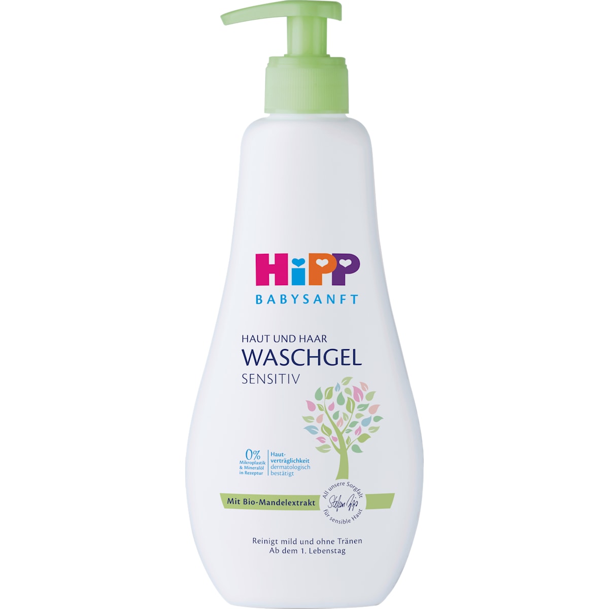 HiPP Babysanft Baby Wasgel Huid & Haar sensitief, 400 ml