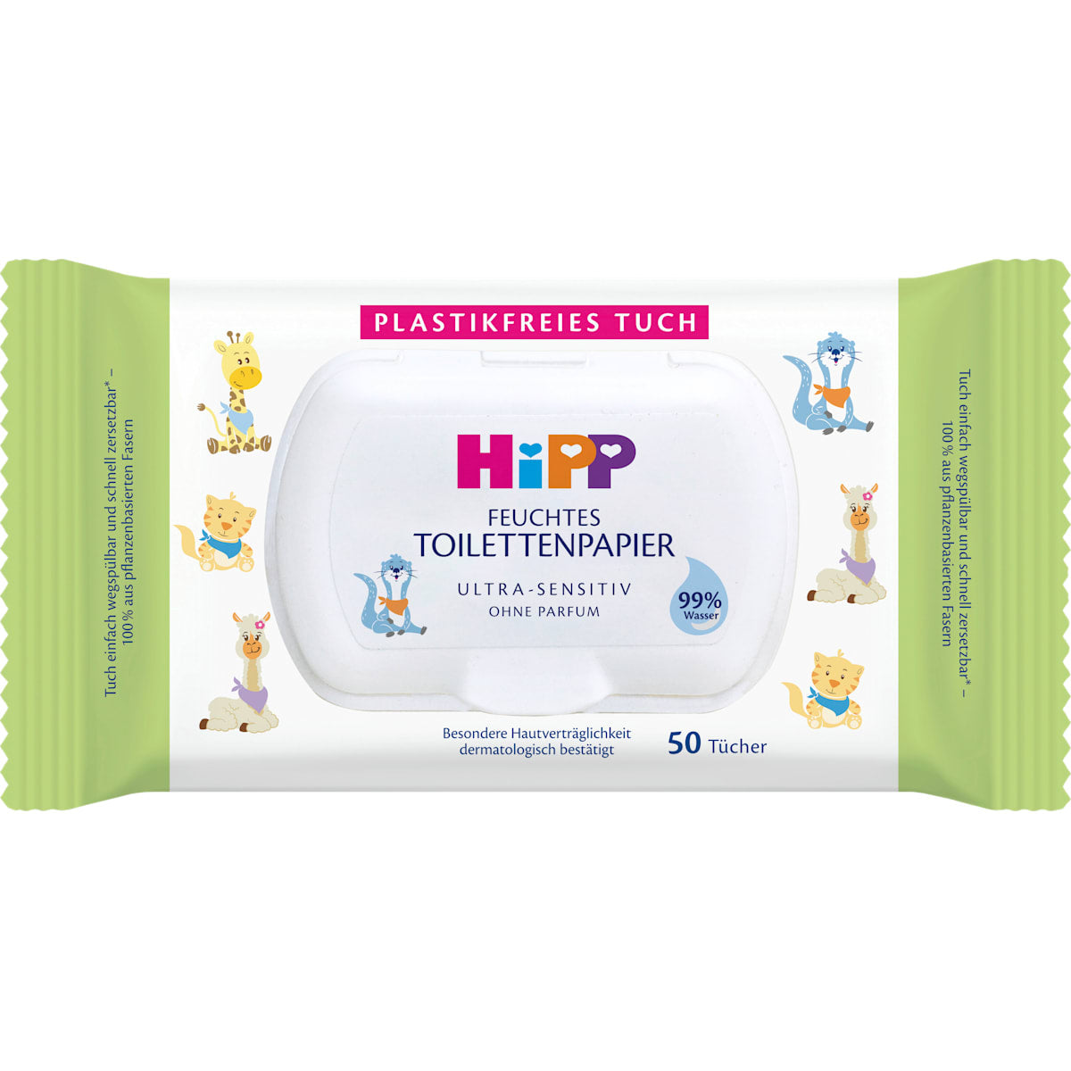 HiPP Babysanft Feuchte Toiletdoekjes ultra sensitief, 50 St