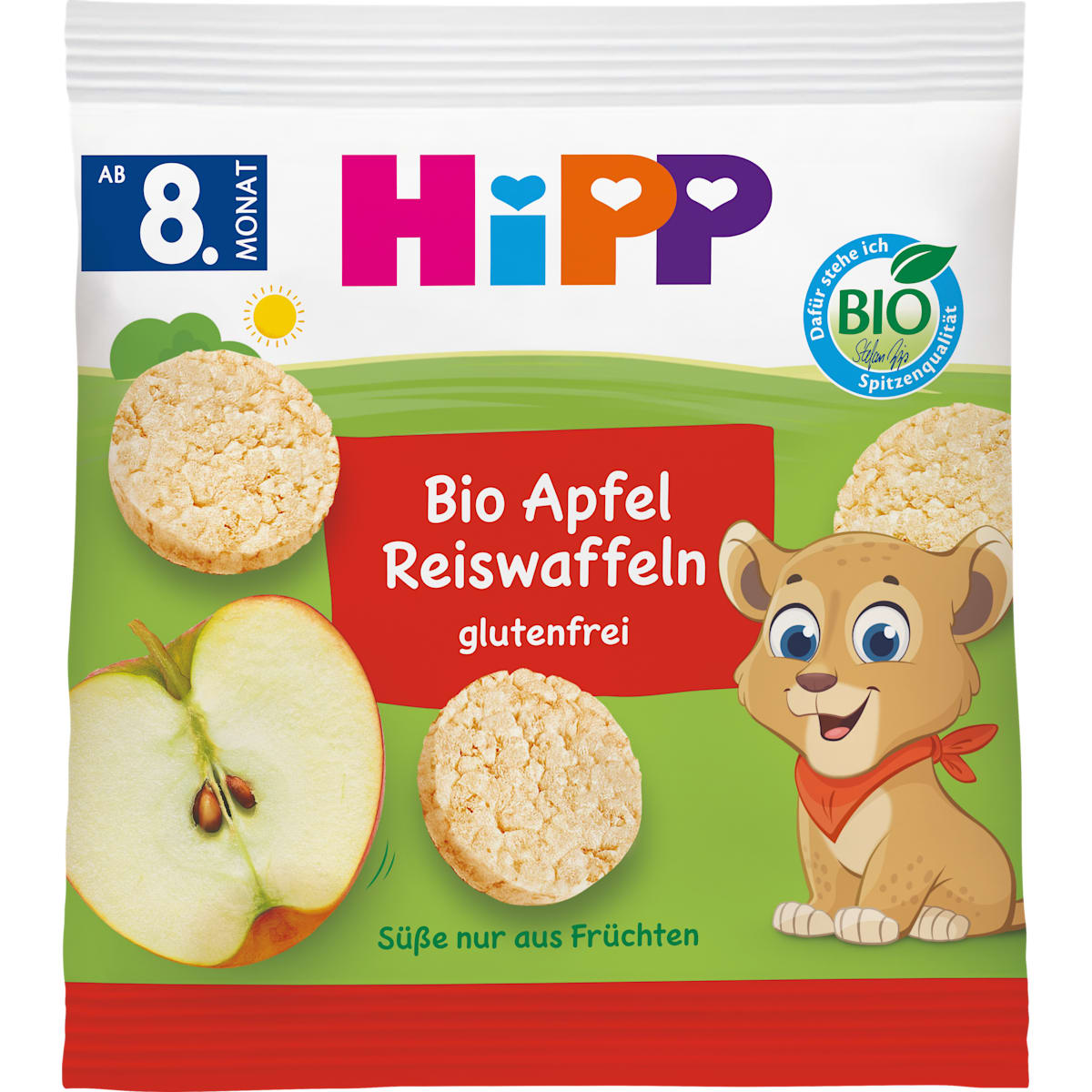 HiPP Babysnack Appel Rijstwafels, vanaf 8 maanden, 30 g