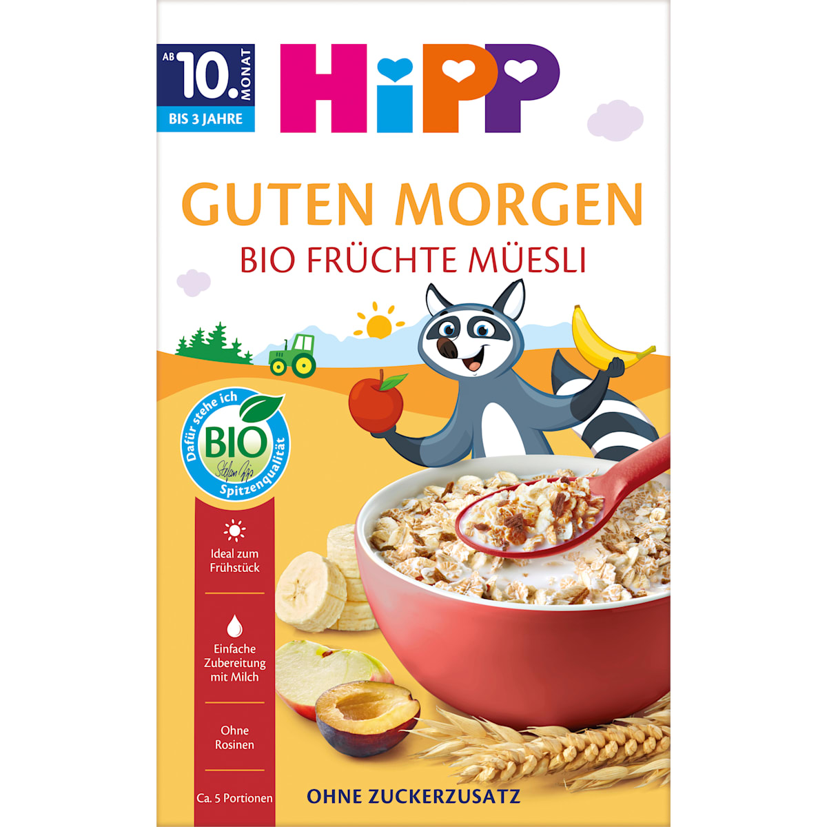 HiPP Kindermuesli Vruchten vanaf 10 maanden, 200 g