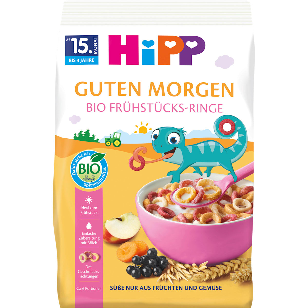 HiPP Kindermuesli Ontbijt-ringen, vanaf 2 jaar, 120 g