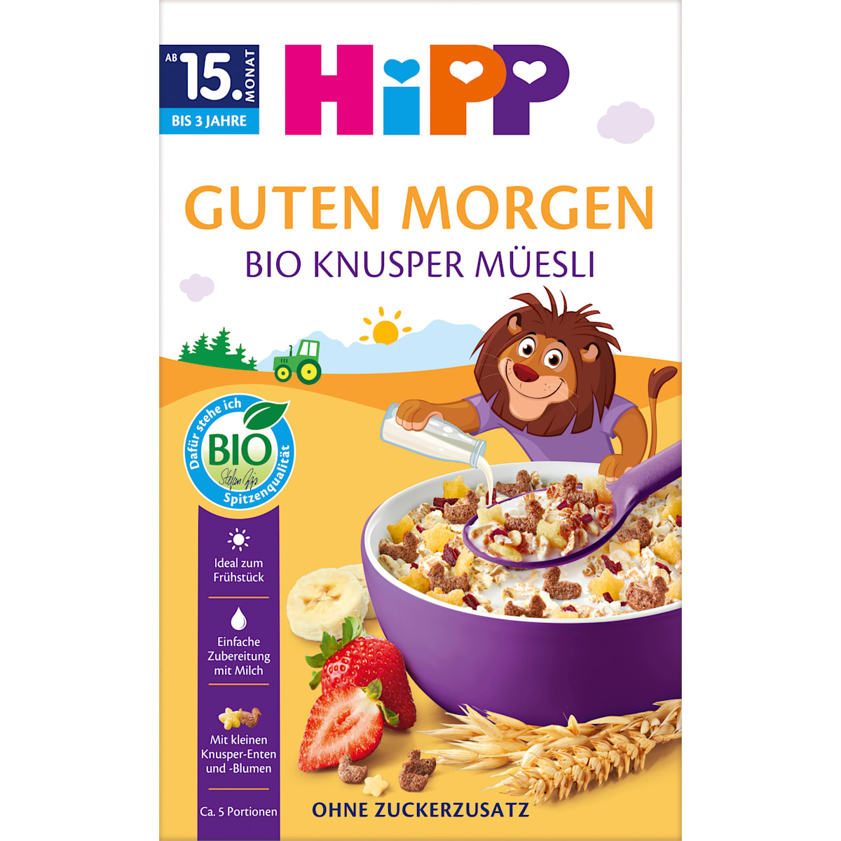 HiPP Kindermuesli Knapper vanaf 15 maanden, 200 g