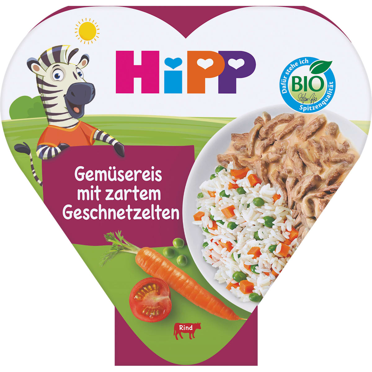 HiPP Kindermaaltijd Groenterijst met mals Reepjesvlees vanaf 1 jaar, 250 g