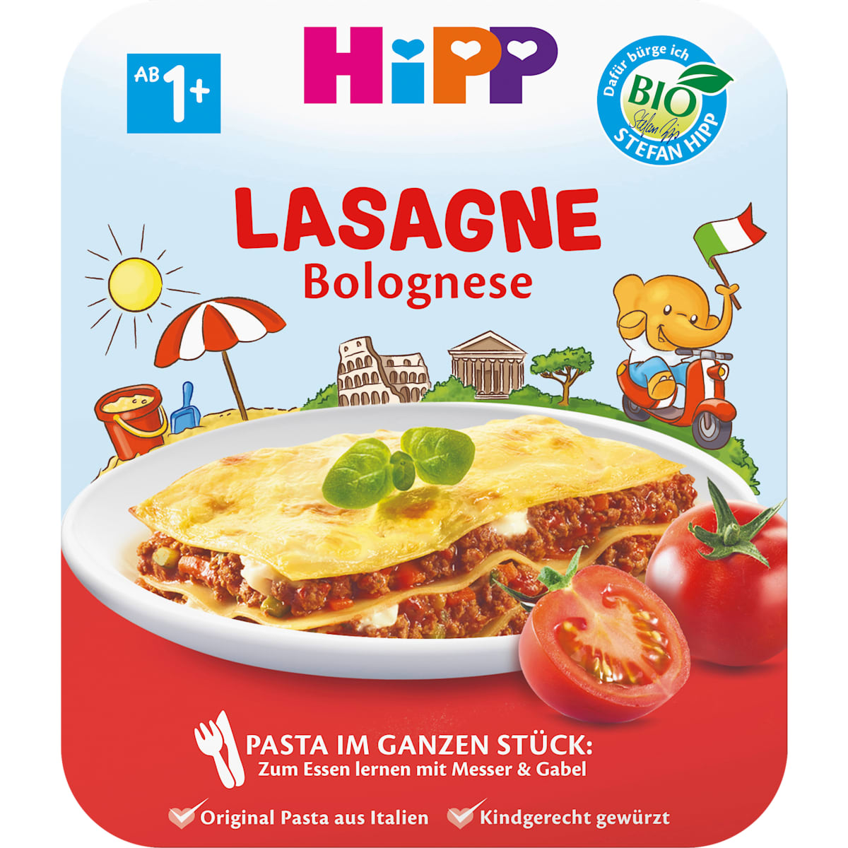 HiPP Kindermaaltijd Lasagne Bolognese vanaf 1 jaar, 250 g