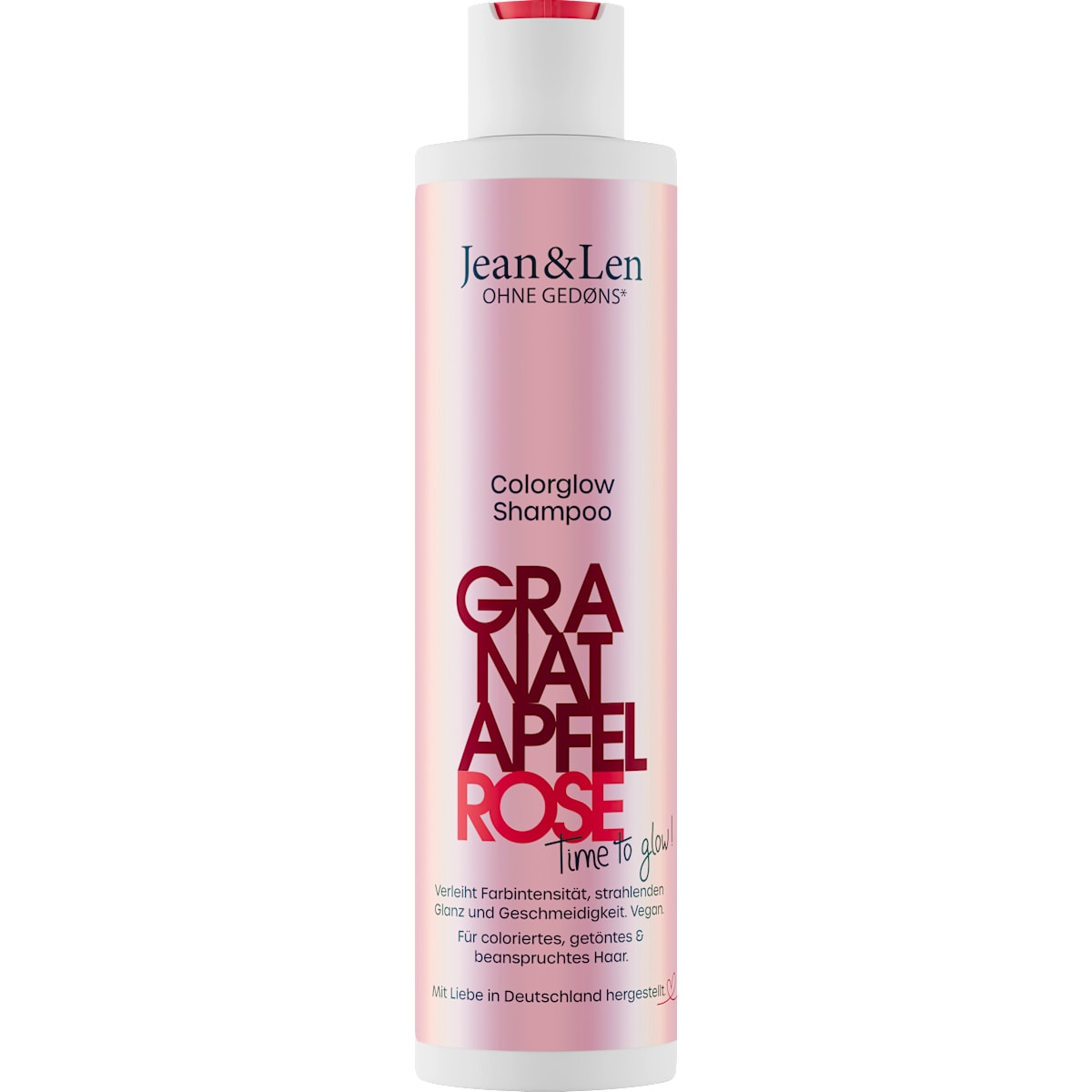 Jean&Len Shampoo Colorglow Granaatappel Rose, 300 ml