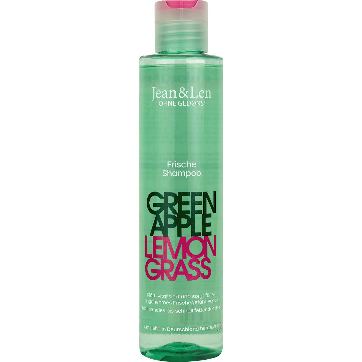 Jean&Len Shampoo Green Apple Lemongrass, 300 ml