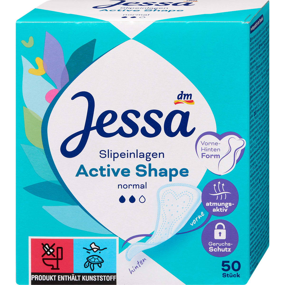 Jessa Inlegkruisjes Active Shape Normal, 50 St