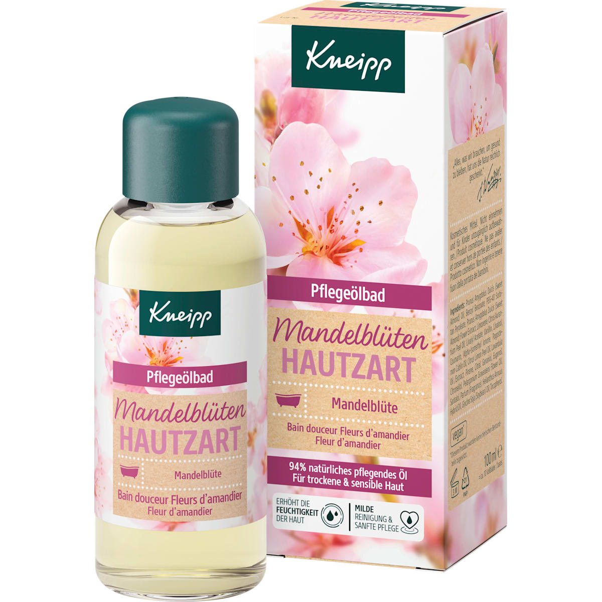 Kneipp Badeöl Mandelblüten Hautzart, 100 ml