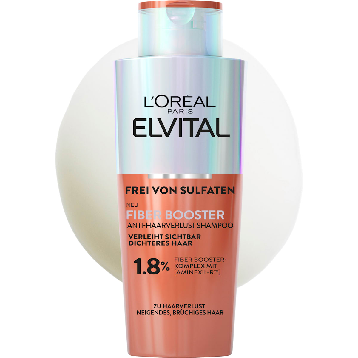 L'ORÉAL PARiS ELVITAL Shampoo Fiber Booster, Anti-Haarverlust, 200 ml