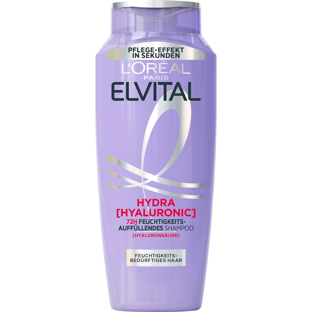 L'ORÉAL PARiS ELVITAL Shampoo Hydra Hyaluronic, feuchtigkeitsauffüllend, 400 ml
