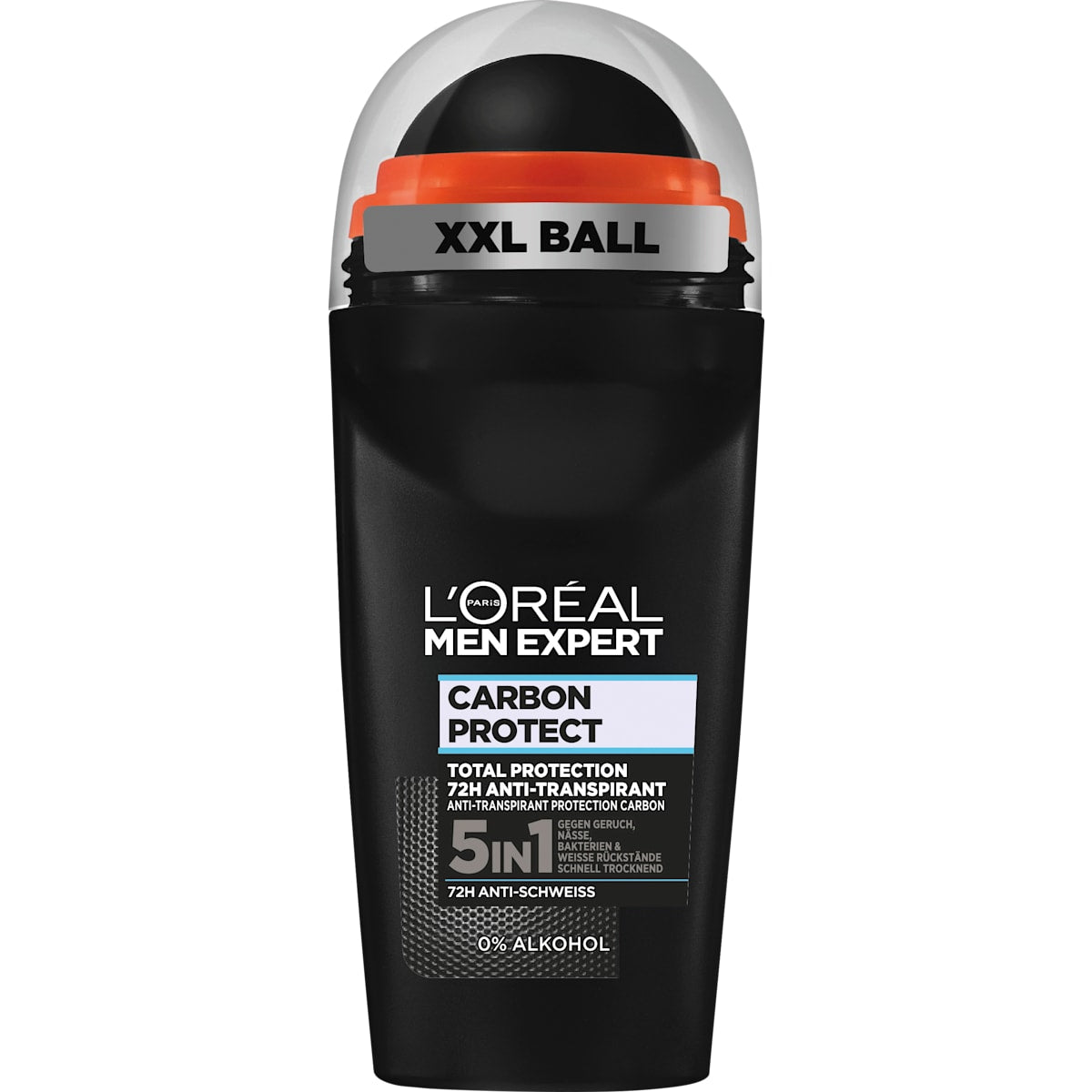L'ORÉAL PARiS MEN EXPERT Antitranspirant Deo Roll-on Carbon Protect 5in1, 50 ml
