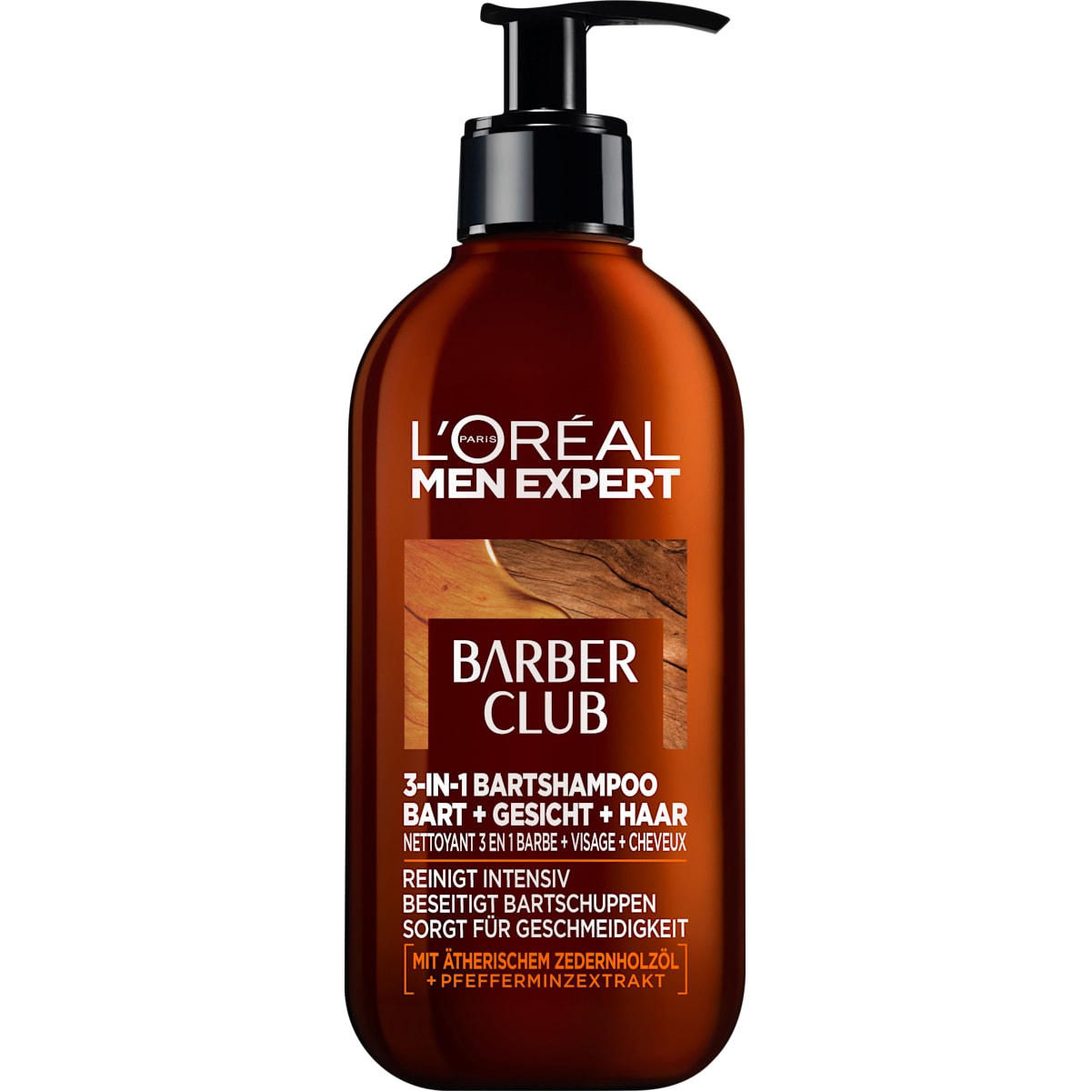 L'ORÉAL PARiS MEN EXPERT Bartshampoo Barber Club 3in1, 200 ml
