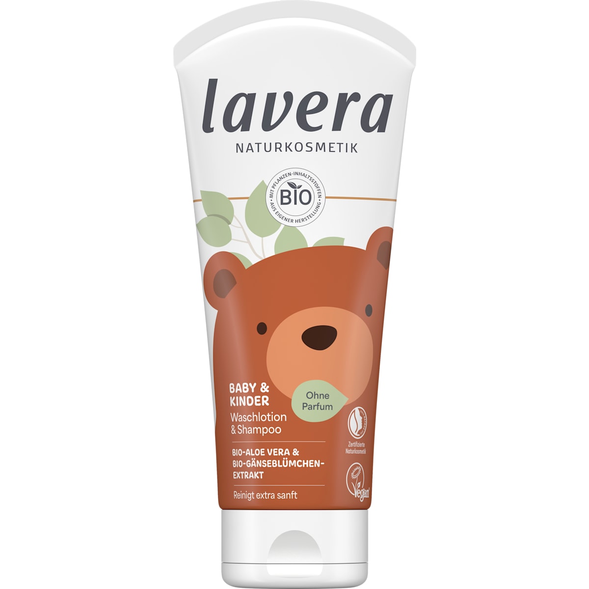 lavera Natuurcosmetica Baby & Kind Waslotion & Shampoo, 200 ml