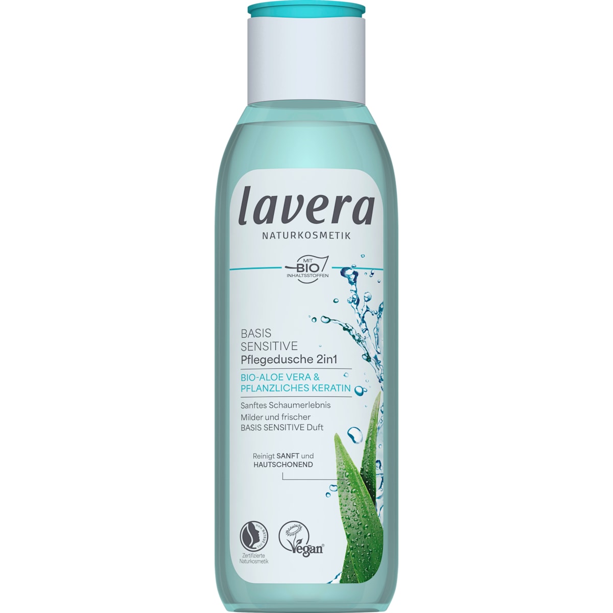 lavera Natuurcosmetica Pflegedusche Basis Sensitief 2in1, 250 ml