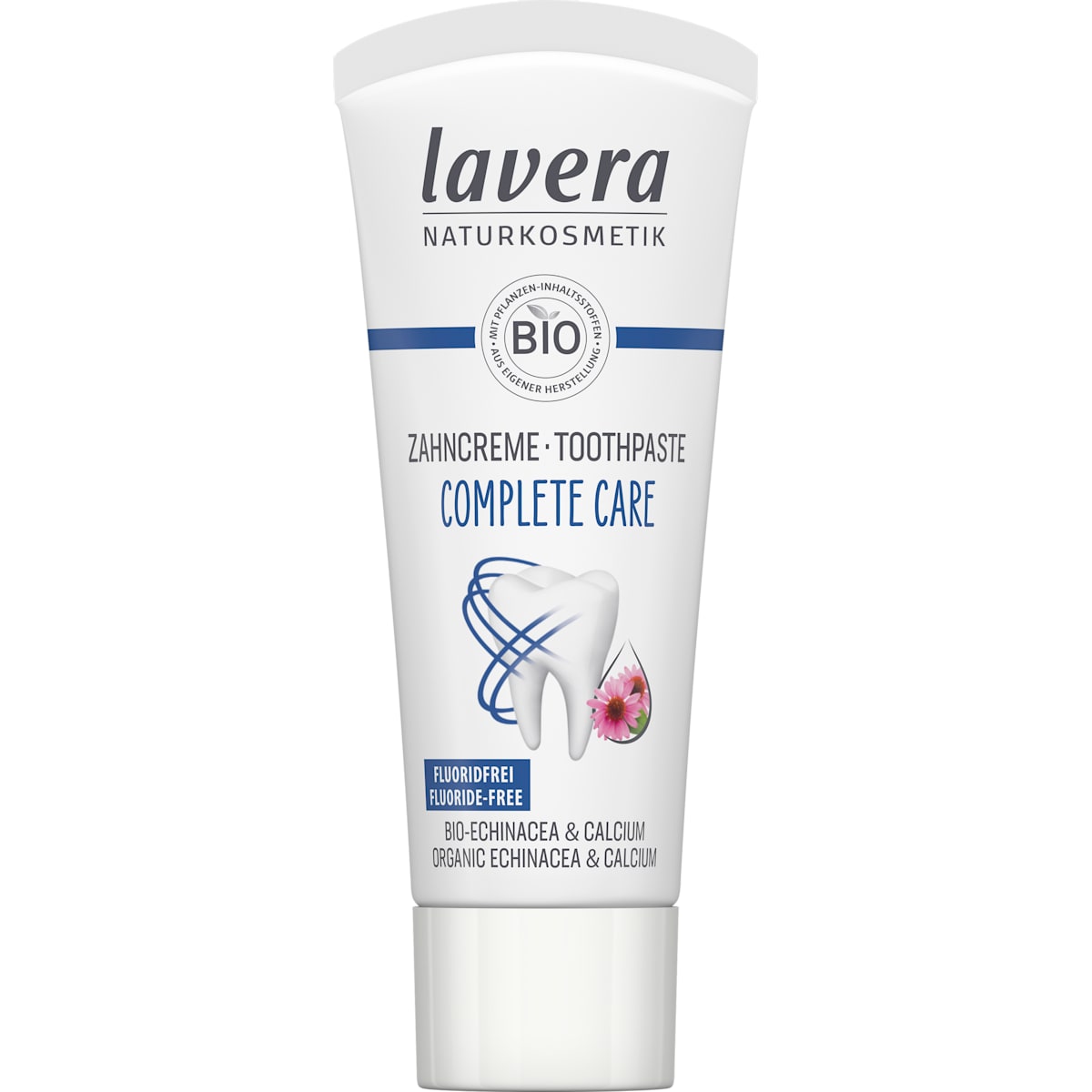 lavera Natuurcosmetica Tandpasta Complete Care fluoridfrei, Reisformaat, 20 ml