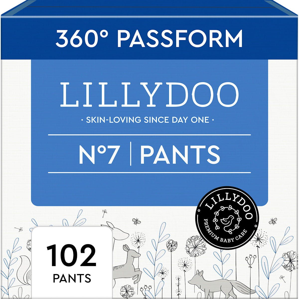 LILLYDOO Baby Pants Maat 7 (15+ kg), Monatsbox, 102 St