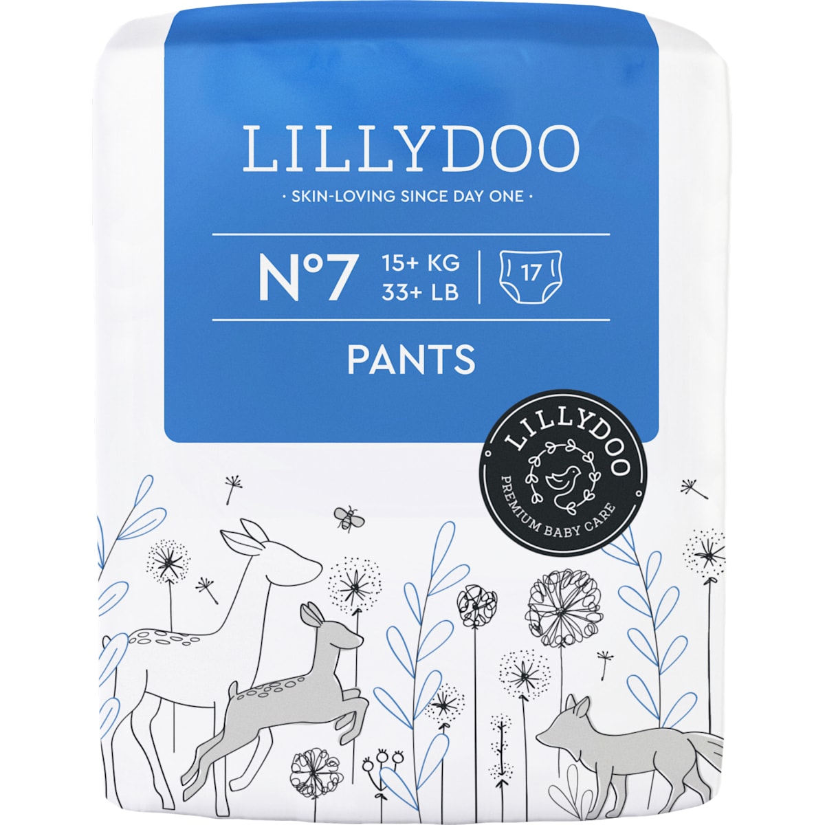 LILLYDOO Baby Pants Maat 7 (15+ kg), 17 St