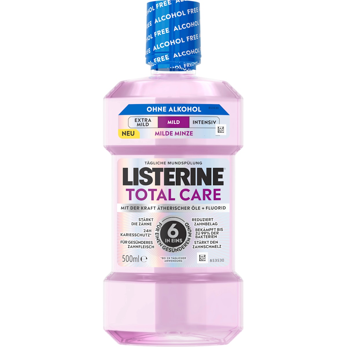 Listerine Mondspoeling Total Care Milde Munt alcoholvrij, 500 ml