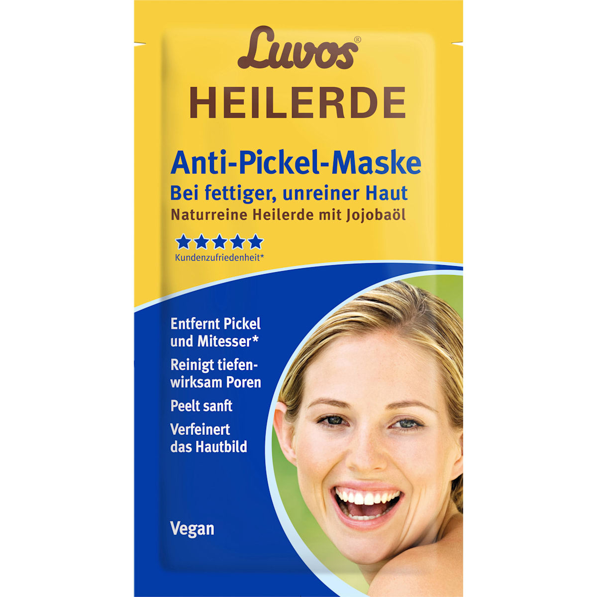 Luvos Heilerde Anti Pickel Gezichtsmasker Heilerde, 15 ml