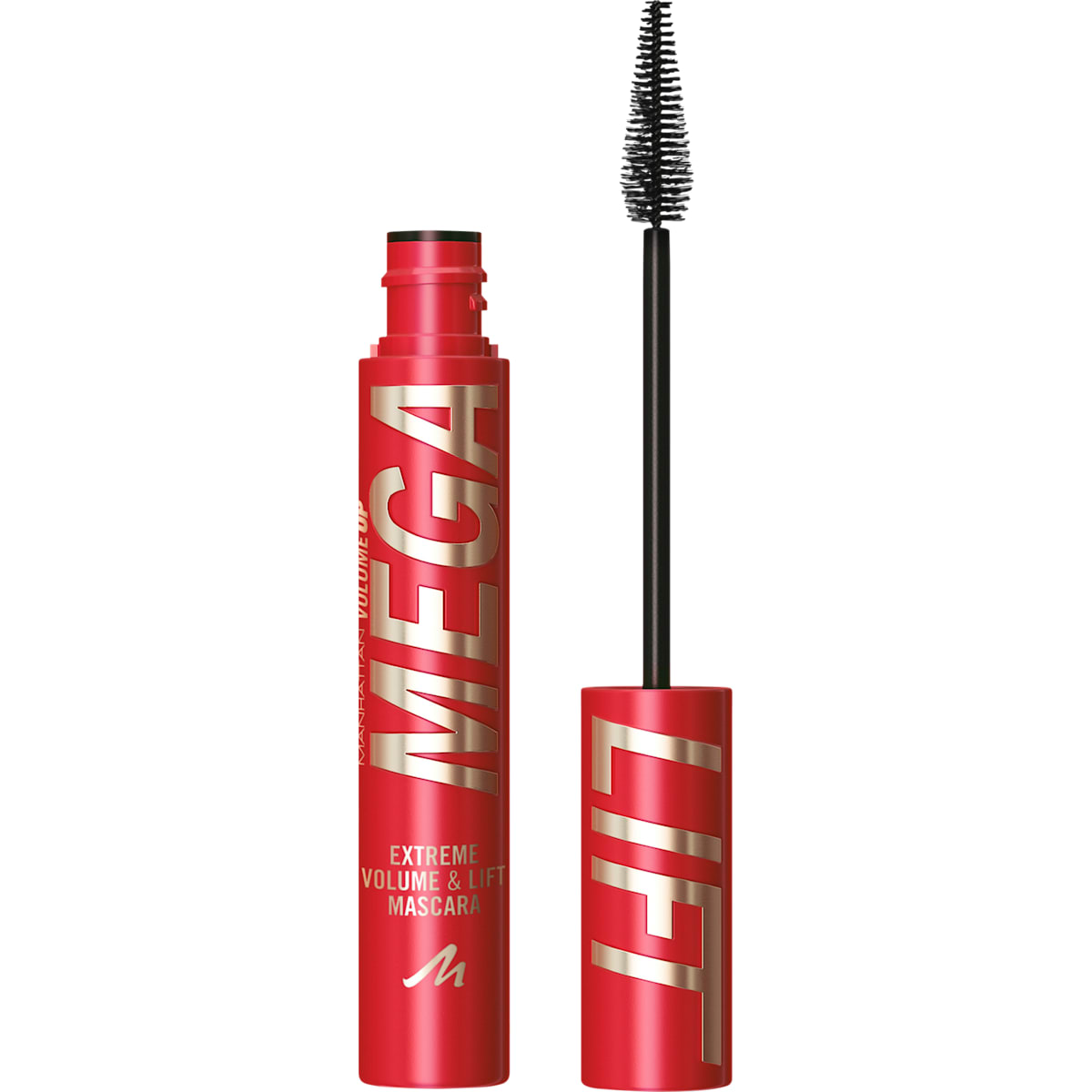 MANHATTAN Cosmetics Mascara Volume Up Mega Lift 001 Black, 10 ml