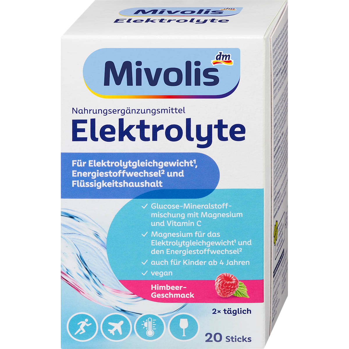Mivolis Elektrolyte Sticks 20St, 120 g