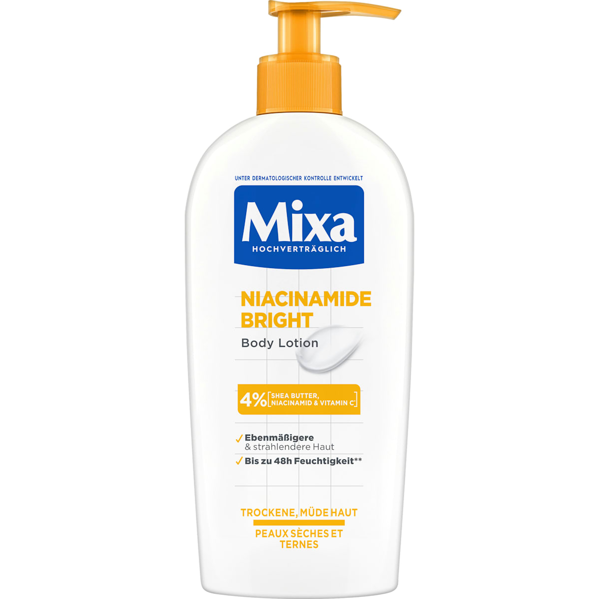 Mixa Bodylotion Niacinamide Bright, 250 ml