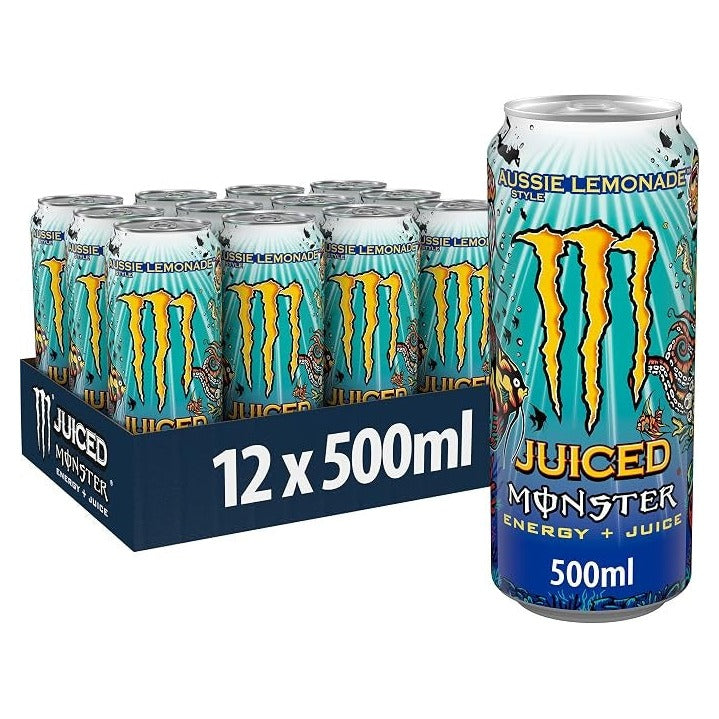 Monster Energy Juiced Aussie Lemonade Tray 12x0,5l