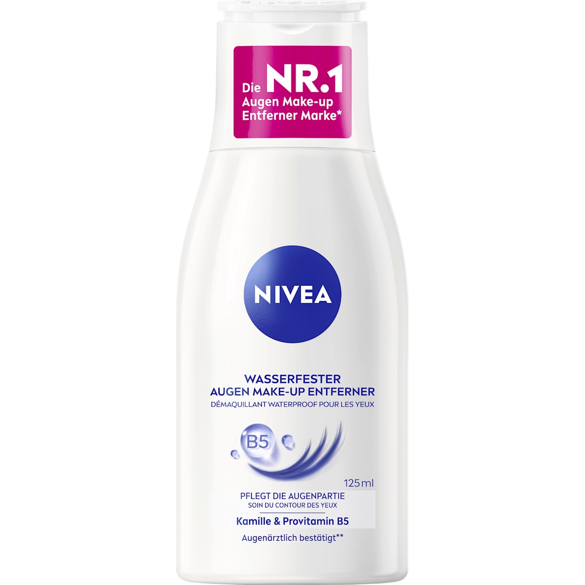 NIVEA Ogen Make-up Entferner wasserfest, 125 ml