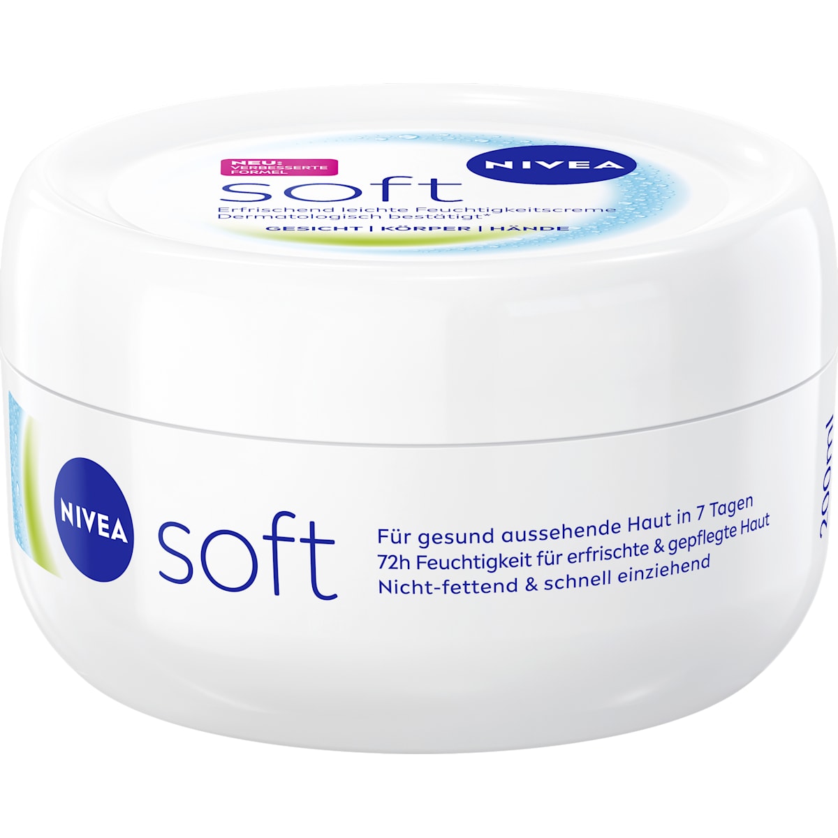 NIVEA Hydraterende crème soft im Tiegel, 200 ml