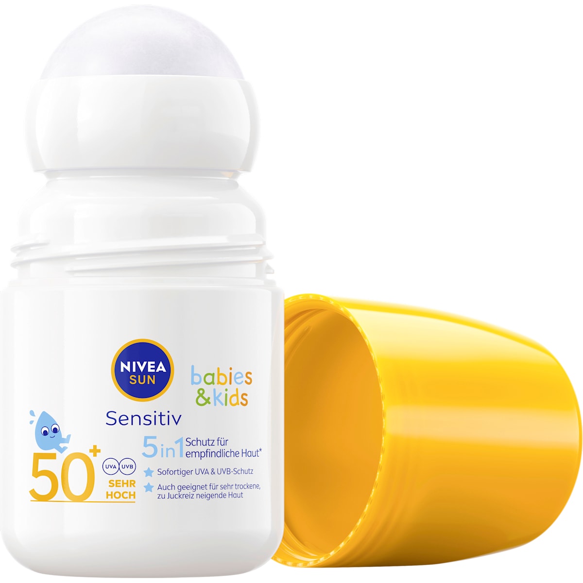NIVEA SUN Sonnenroller babies & kids sensitief SPF 50+, 50 ml