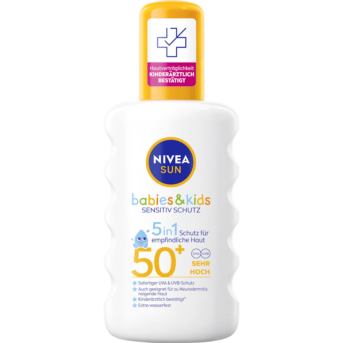 NIVEA SUN Zonnespray Babies & Kids sensitief SPF 50+, 200 ml