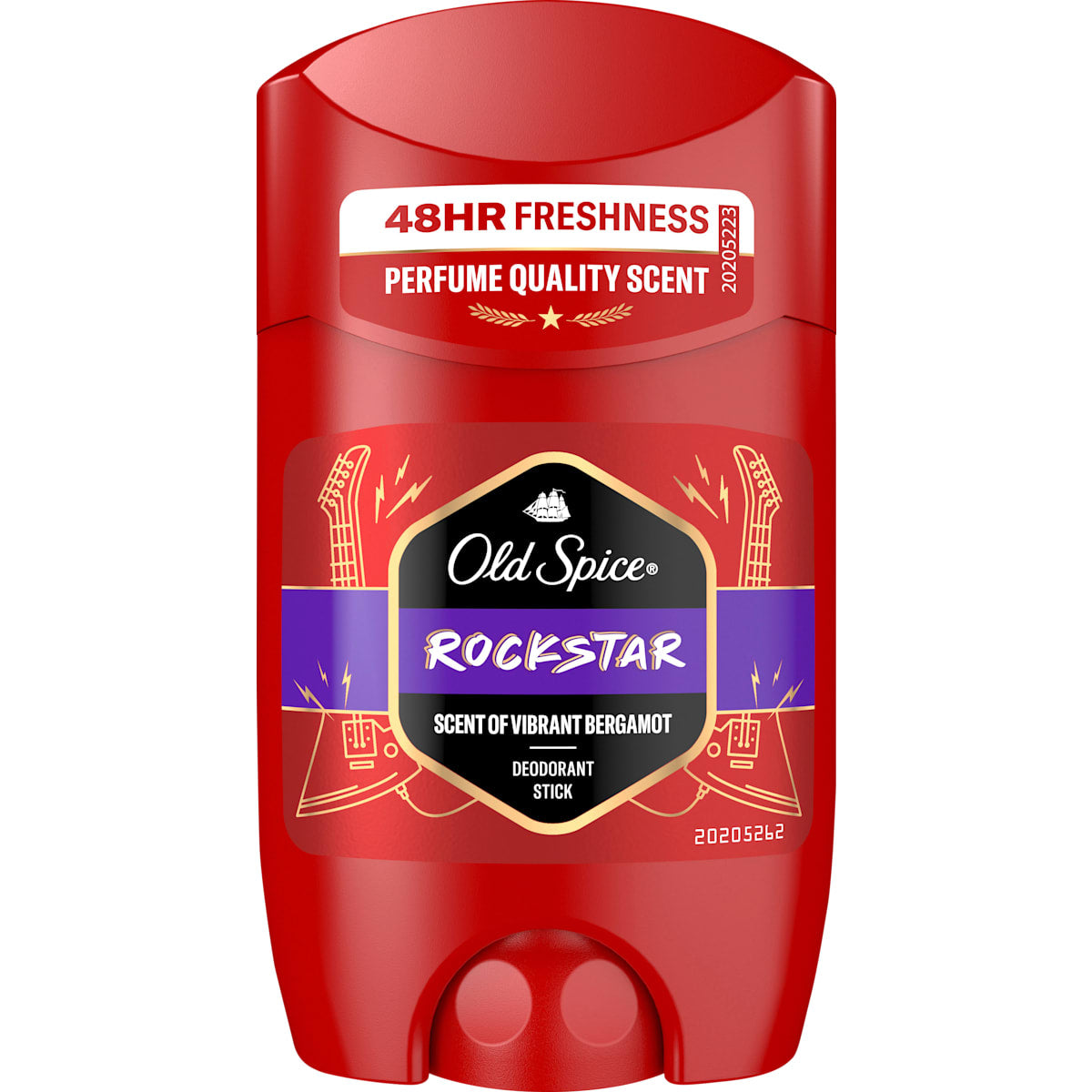 Old Spice Deostick Rockstar, Scent of Vibrant Bergamot, 50 ml