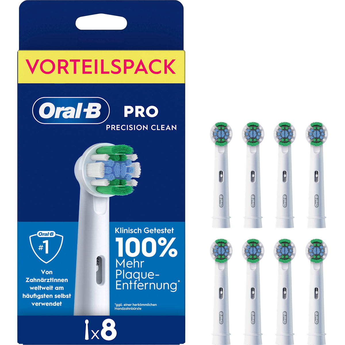 Oral-B Aufsteckbürsten PRO Precision Clean, 8 St