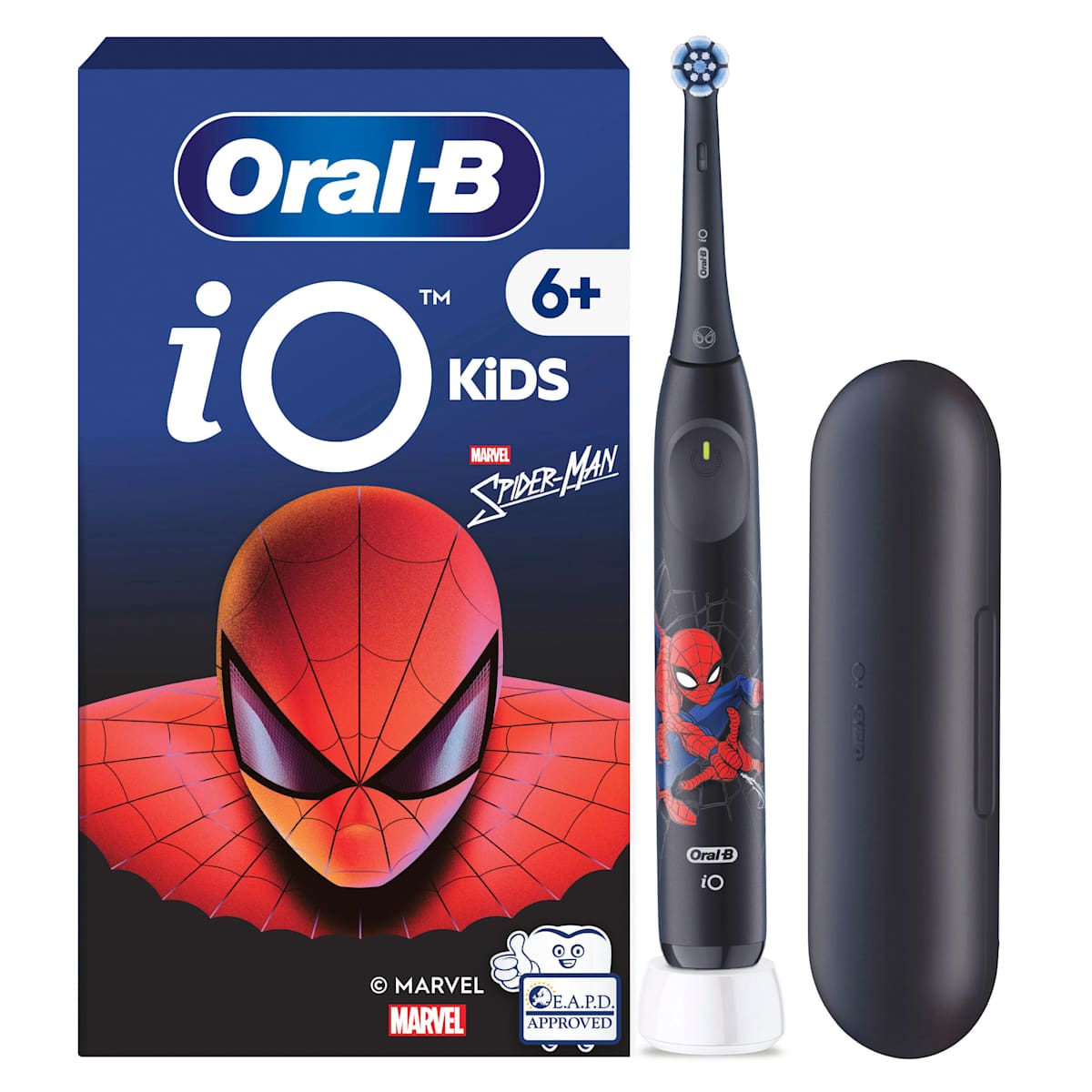 Oral-B Elektrische Tandenborstel iO Kinder Spiderman met Reiseetui, vanaf 6 jaar, 1 St