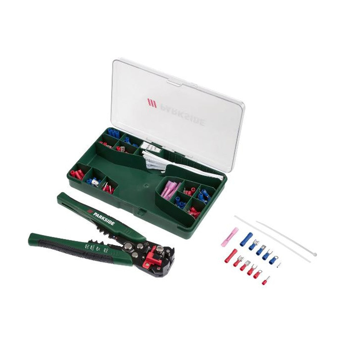 PARKSIDE® Automatik-Abisolier- en -Krimptangen-Set, 231-delig