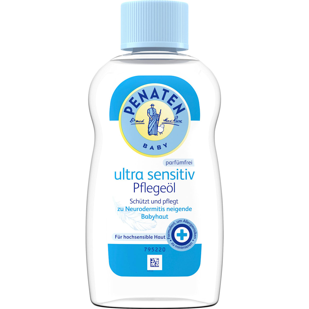 Penaten Babyolie ultra sensitief, 200 ml