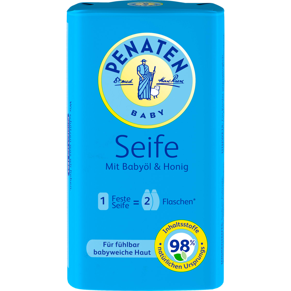 Penaten Stuk zeep met Babyolie & Honing, 90 g