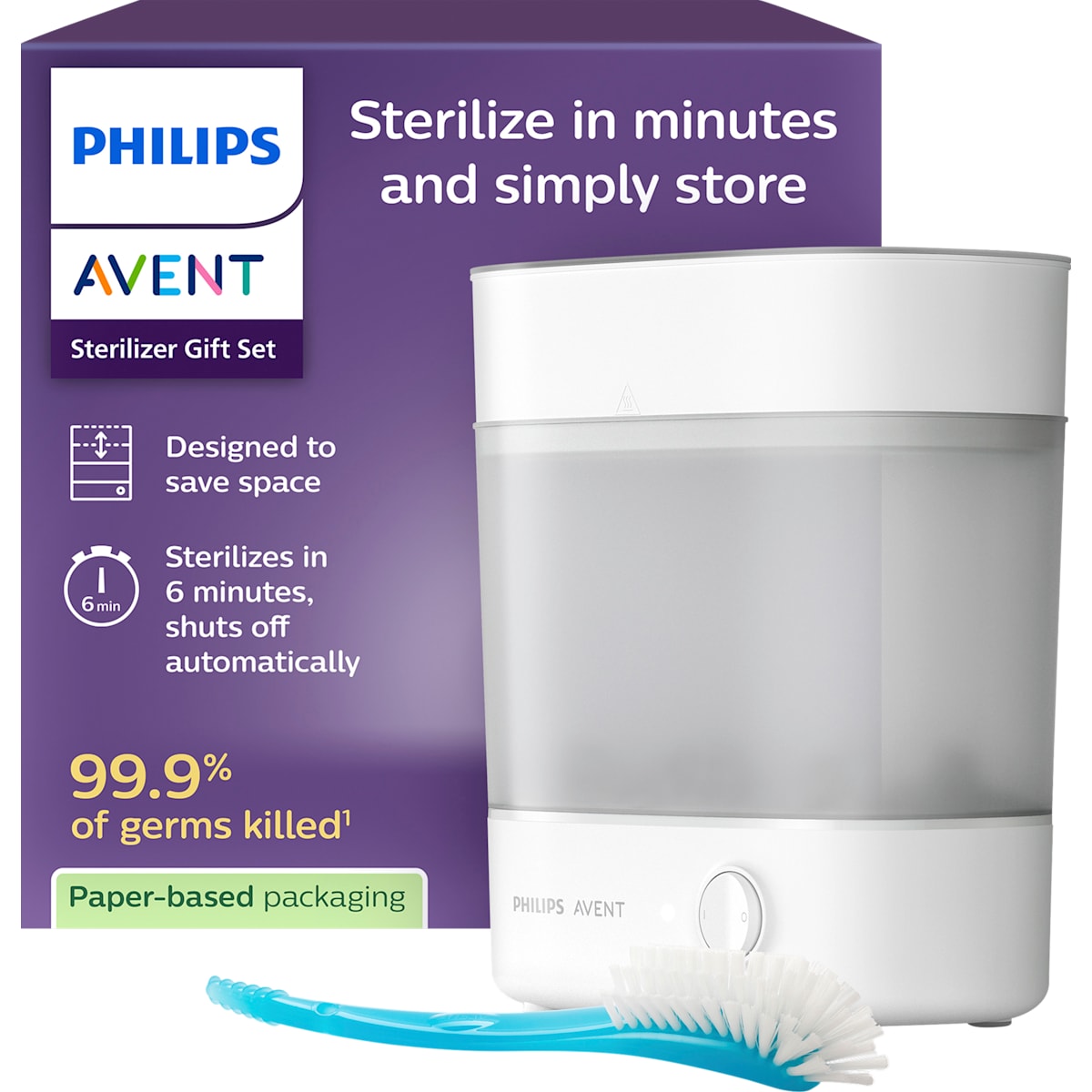 PHILIPS AVENT Sterilisator Babyflessen Advanced, 1 St