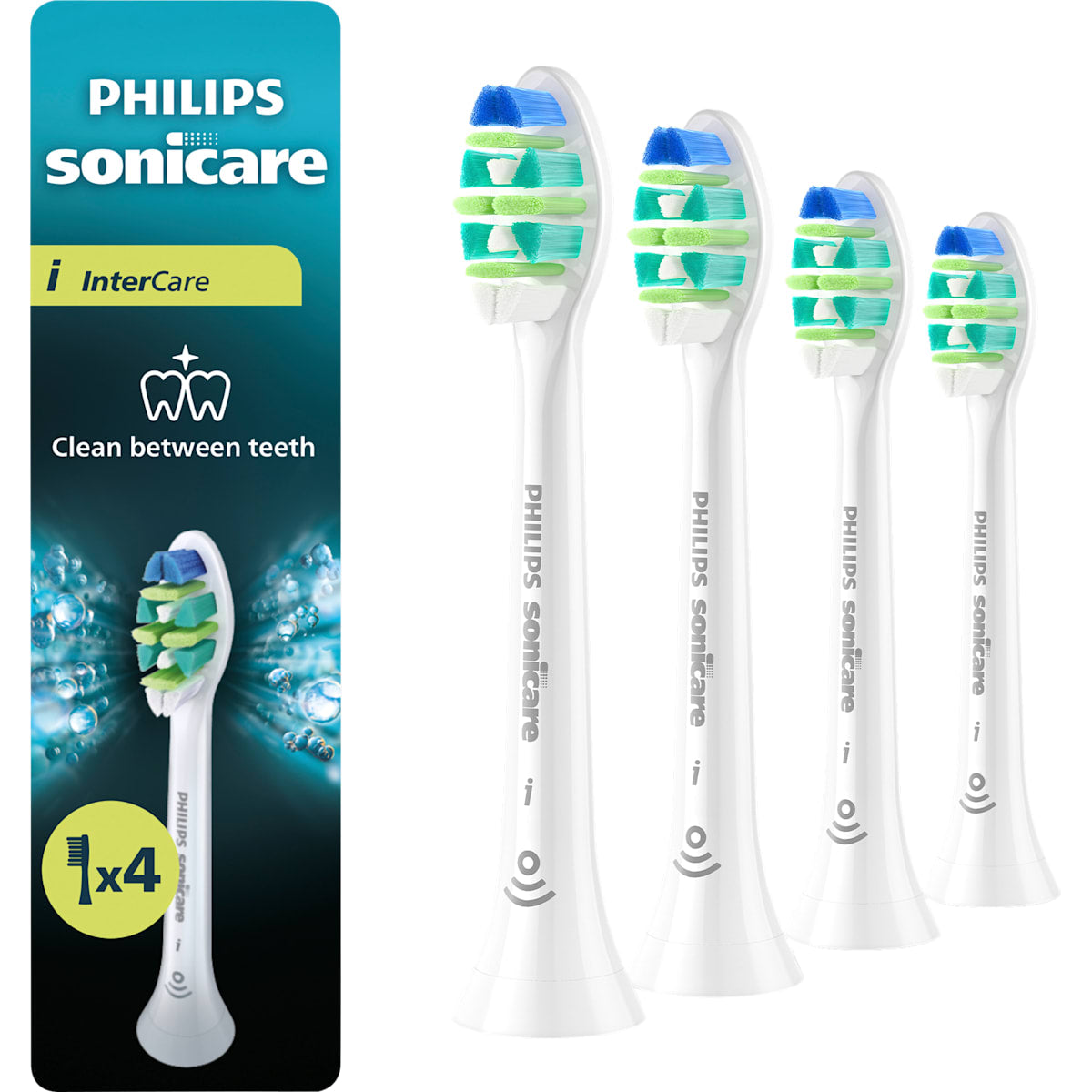 Philips Sonicare Aufsteckbürsten i InterCare wit, 4 St