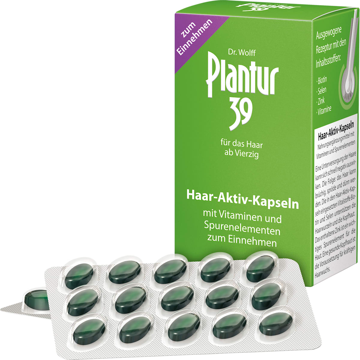 Plantur 39 Haar-Aktiv-Capsules 60 St., 42 g