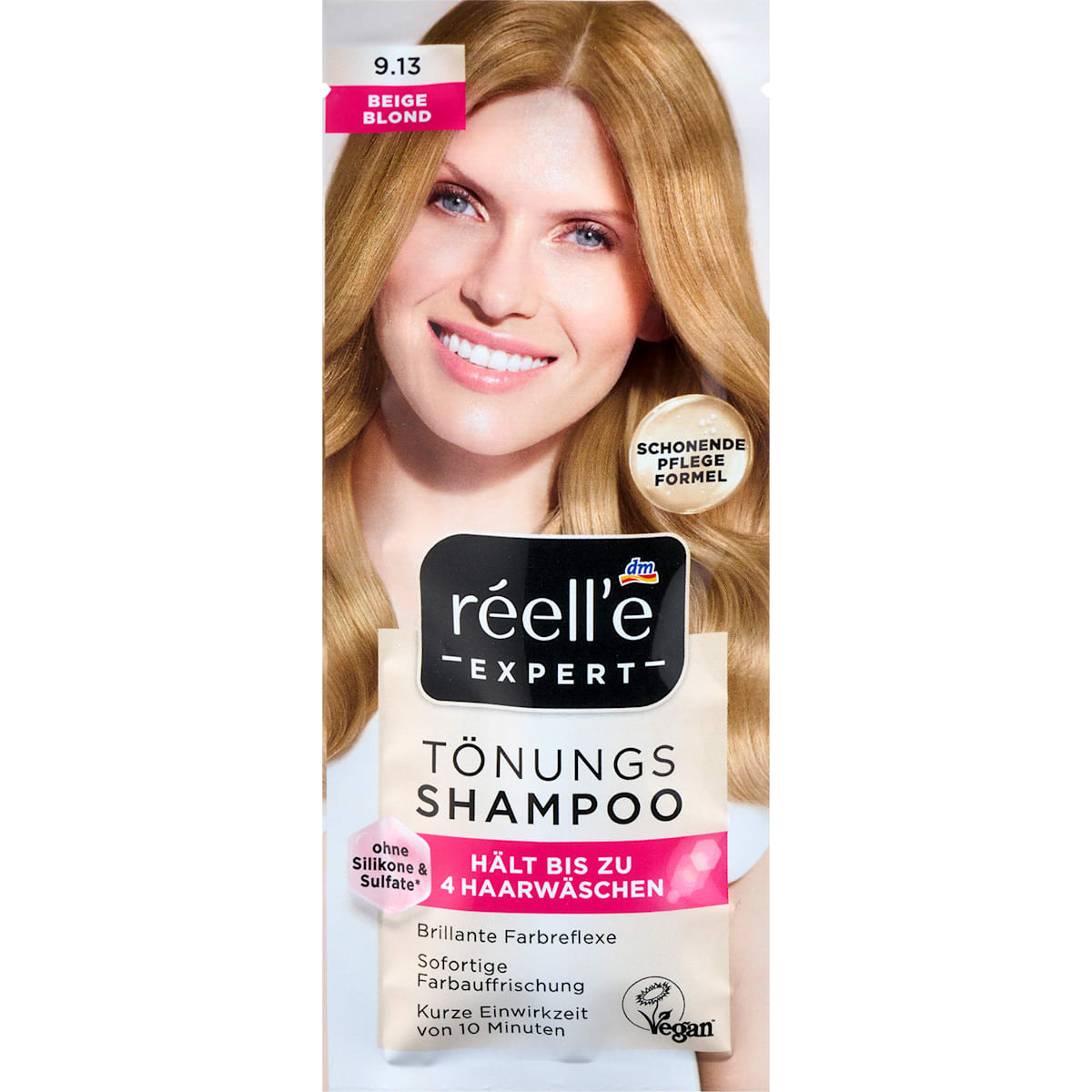 réell‘e EXPERT Tönungsshampoo 9.13 Beigeblond, 25 ml