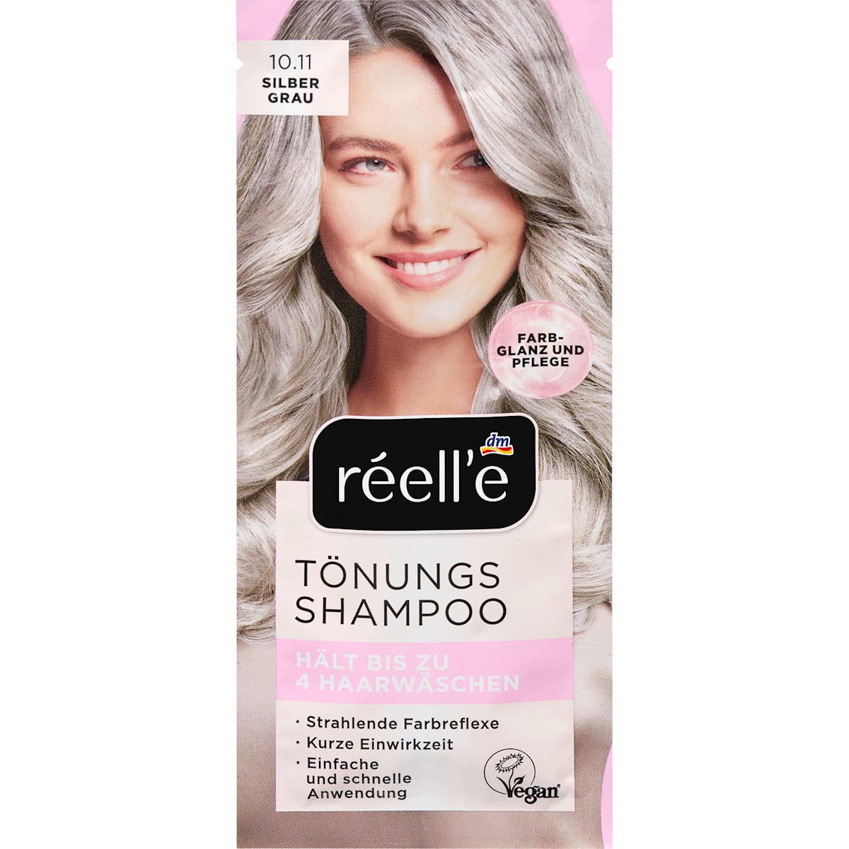 réell‘e Tönungsshampoo 10.11 Silbergrau, 14 ml