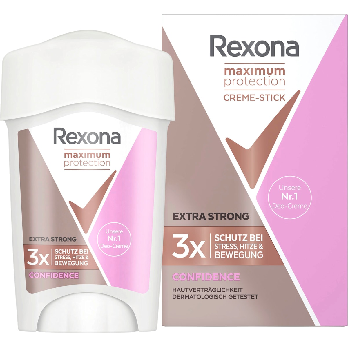Rexona Antitranspirant Deocreme Maximum Protection Confidence, 45 ml